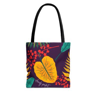 Perfect Tropical Floral Tote Bag - Eco-Friendly Style